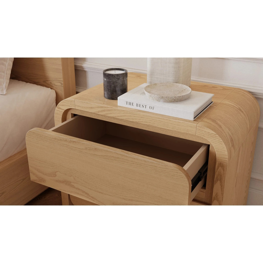 5PC Full Size Bedroom Set – Contemporary Style, Elora Collection in Timber Finish by Modus Furniture