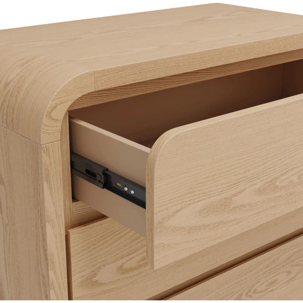 5PC Full Size Bedroom Set – Contemporary Style, Elora Collection in Timber Finish by Modus Furniture