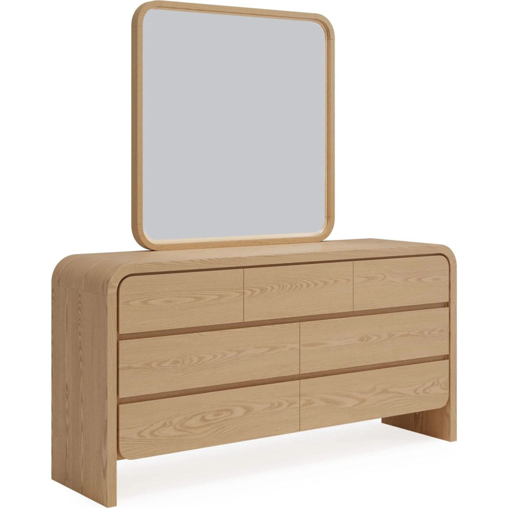 5PC Full Size Bedroom Set – Contemporary Style, Elora Collection in Timber Finish by Modus Furniture