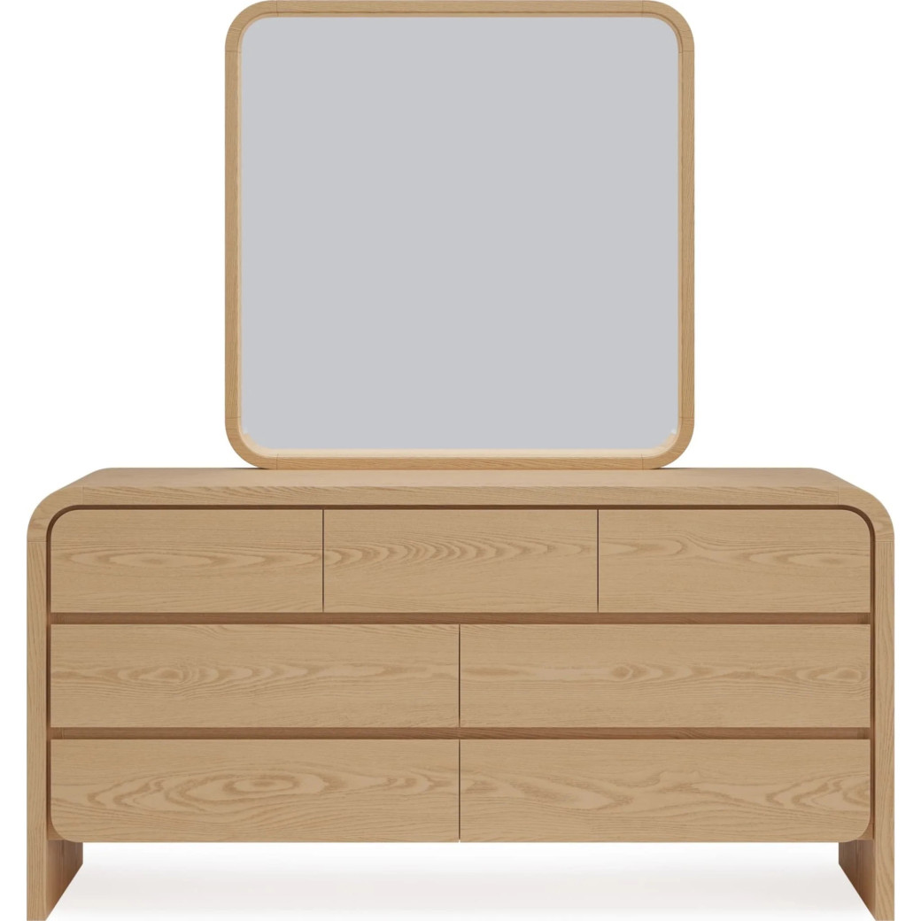 5PC Full Size Bedroom Set – Contemporary Style, Elora Collection in Timber Finish by Modus Furniture