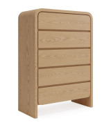 5PC Full Size Bedroom Set – Contemporary Style, Elora Collection in Timber Finish by Modus Furniture