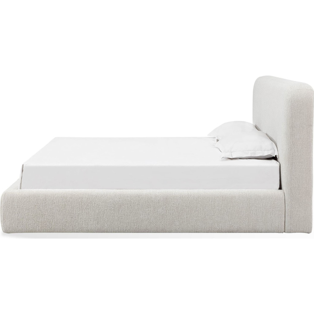 5PC Full Size Bedroom Set with Upholstered Platform Bed – Contemporary Style, Timber Finish, Elora Collection by Modus Furniture