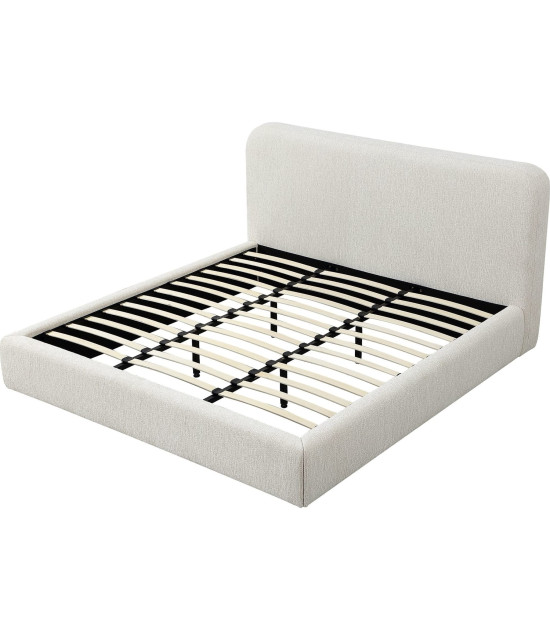 5PC Full Size Bedroom Set with Upholstered Platform Bed – Contemporary Style, Timber Finish, Elora Collection by Modus Furniture