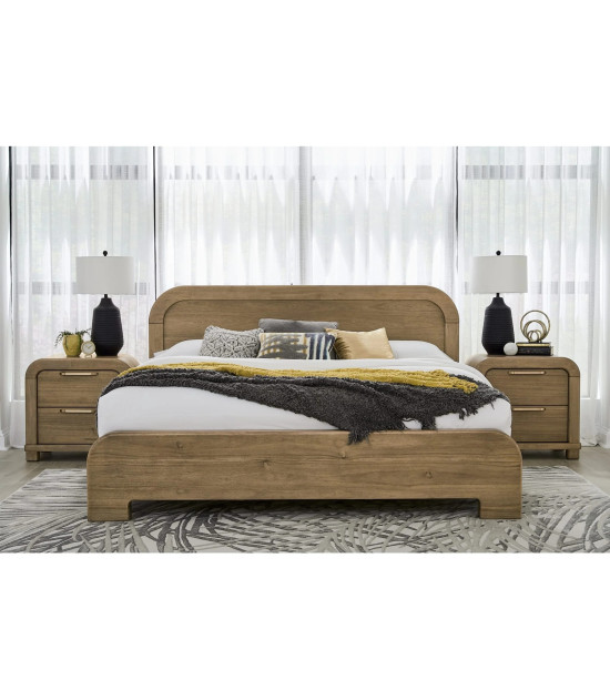 5-Piece  Cal King  Bedroom Set – Contemporary Style in Lioness Finish by Modus Furniture