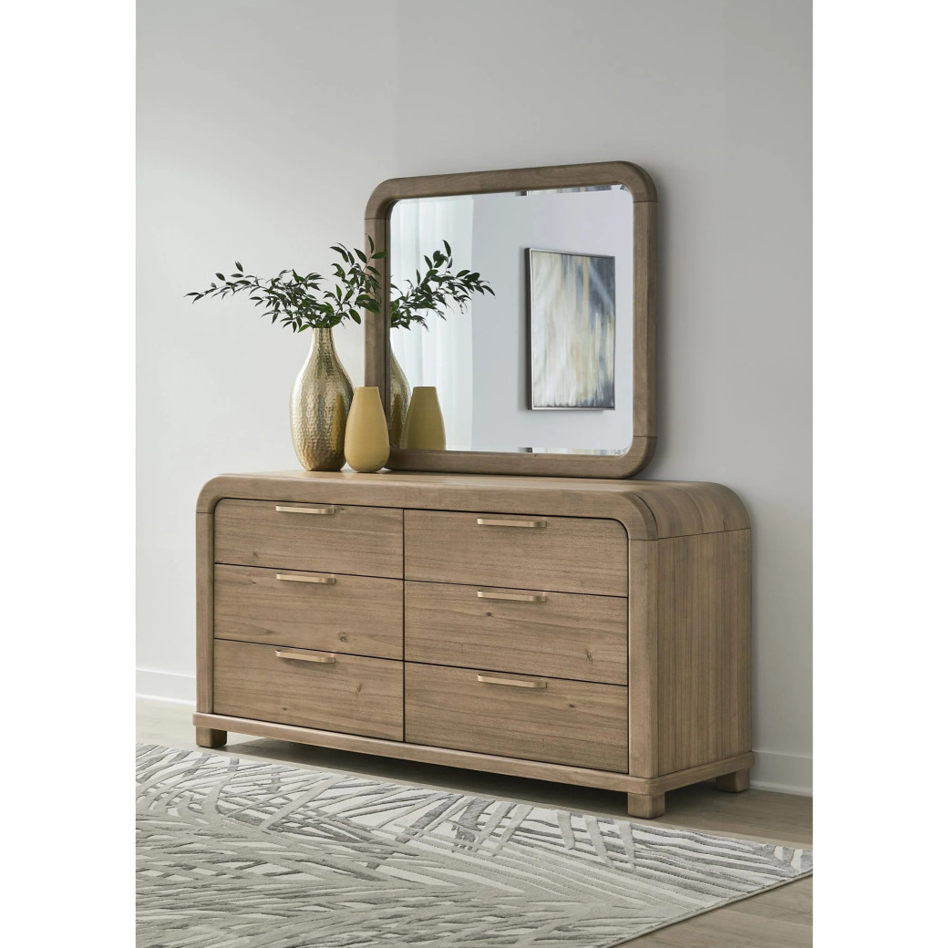 5-Piece  Cal King  Bedroom Set – Contemporary Style in Lioness Finish by Modus Furniture