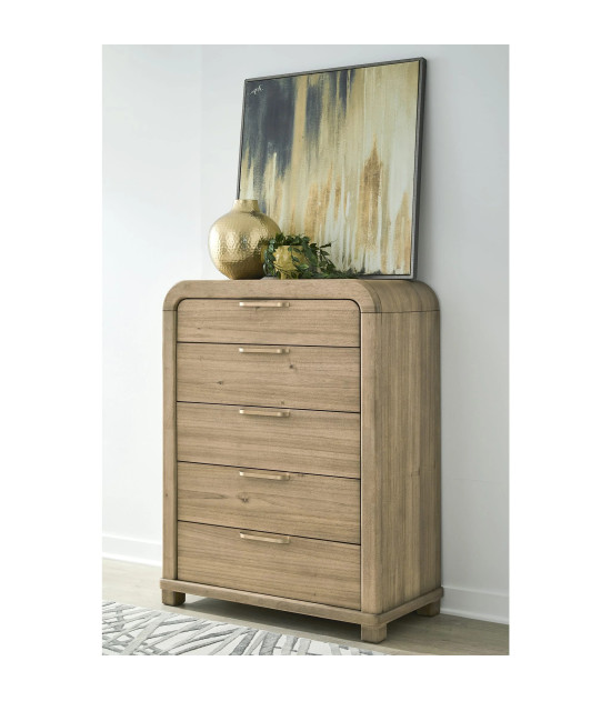 5-Piece  Cal King  Bedroom Set – Contemporary Style in Lioness Finish by Modus Furniture