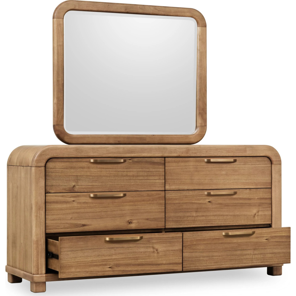 5-Piece  Cal King  Bedroom Set – Contemporary Style in Lioness Finish by Modus Furniture