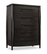 5PC Queen Size Poster Bed Set – Contemporary Style in Deep Rich Black | Koko Collection by Modus Furniture