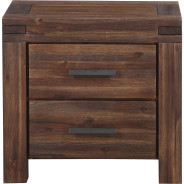 5-Piece Full-Size Bedroom Set – Rustic Modern Style in Brick Brown Finish | Meadow Collection by Modus Furniture