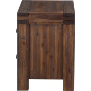 5-Piece Full-Size Bedroom Set – Rustic Modern Style in Brick Brown Finish | Meadow Collection by Modus Furniture