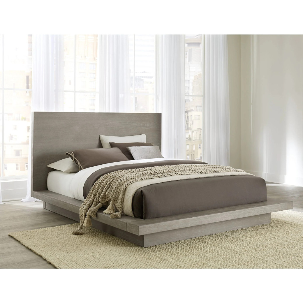 5Pc Full Size Bedroom Set in Light Gray – Rustic Modern Melbourne Collection by Modus Furniture