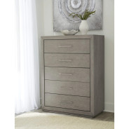 5Pc Full Size Bedroom Set in Light Gray – Rustic Modern Melbourne Collection by Modus Furniture