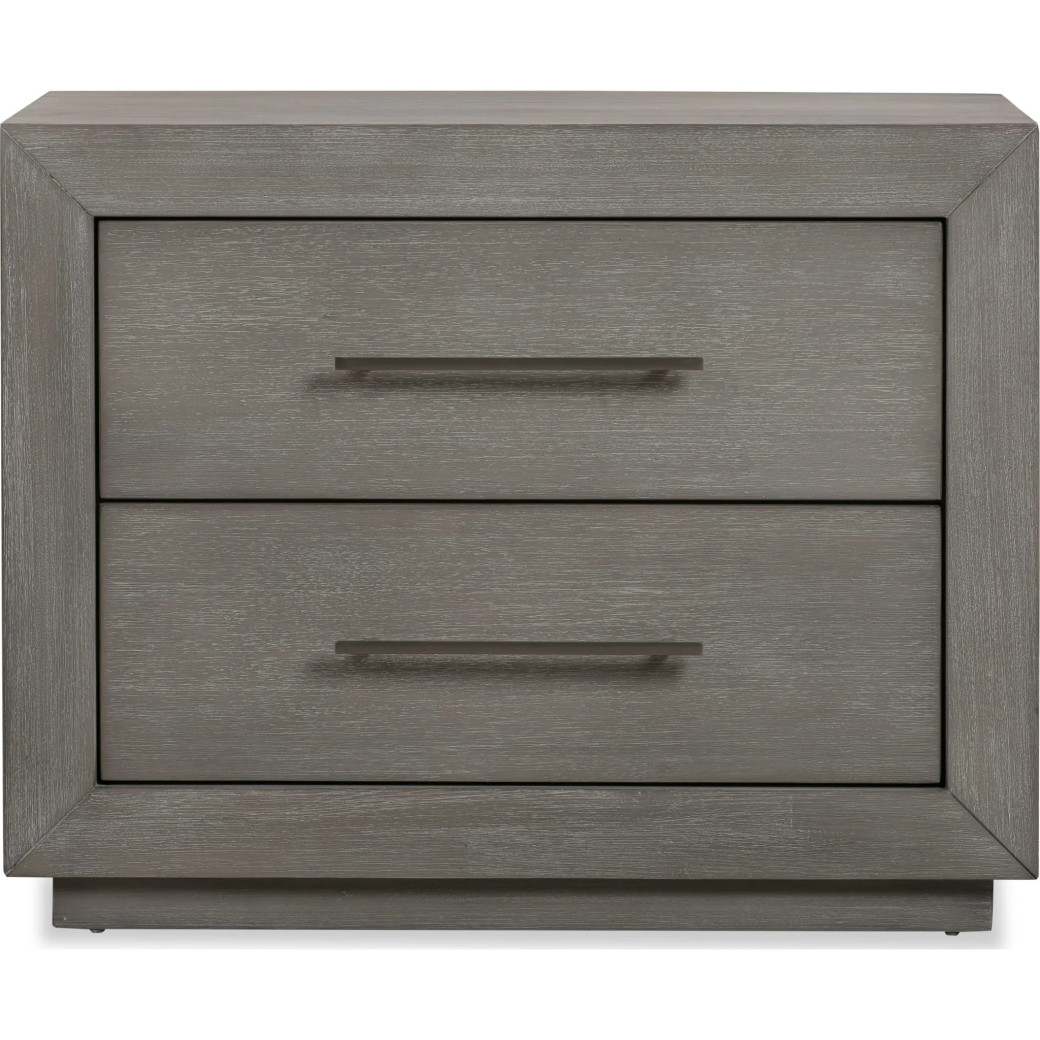 5Pc Full Size Bedroom Set in Light Gray – Rustic Modern Melbourne Collection by Modus Furniture