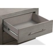 5Pc Full Size Bedroom Set in Light Gray – Rustic Modern Melbourne Collection by Modus Furniture