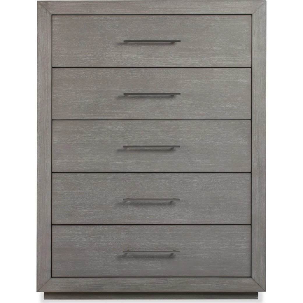5Pc Full Size Bedroom Set in Light Gray – Rustic Modern Melbourne Collection by Modus Furniture
