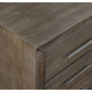 5PC Full Size Bedroom Set Rustic Modern Style in Dark Pine .Melbourne Collection By Modus Furniture