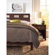 5Pc Full Size Bedroom Set in Chocolate Brown – Contemporary Riva Collection by Modus Furniture