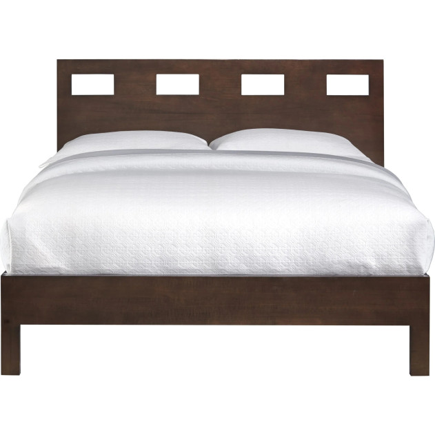 5Pc Full Size Bedroom Set in Chocolate Brown – Contemporary Riva Collection by Modus Furniture