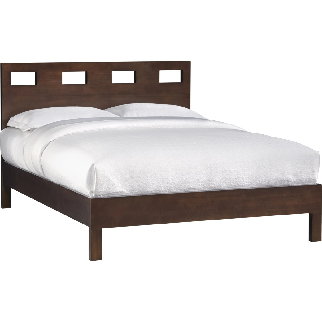5Pc Full Size Bedroom Set in Chocolate Brown – Contemporary Riva Collection by Modus Furniture
