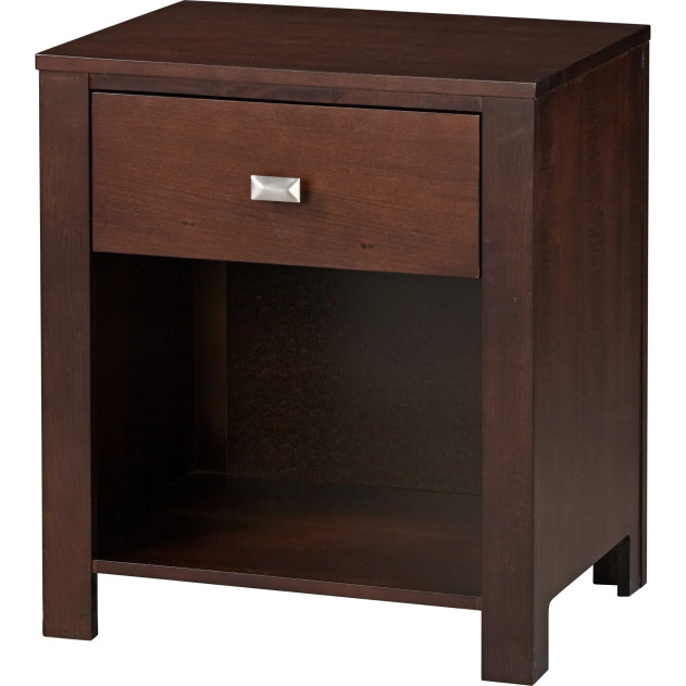 5Pc Full Size Bedroom Set in Chocolate Brown – Contemporary Riva Collection by Modus Furniture