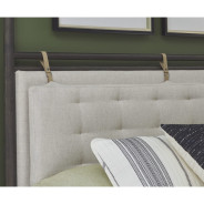 5Pc Full Size Poster Bed Set in Yin & Turtle Dove Linen – Rockport Collection by Modus Furniture