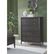 5Pc Full Size Poster Bed Set in Yin & Turtle Dove Linen – Rockport Collection by Modus Furniture
