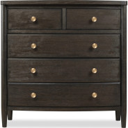 5Pc Full Size Poster Bed Set in Yin & Turtle Dove Linen – Rockport Collection by Modus Furniture