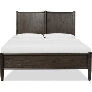 5-Piece Queen Bedroom Set – Rockport Collection Modern Farmhouse Style in Yin & Turtle Dove Linen by Modus Furniture