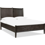 5-Piece Queen Bedroom Set – Rockport Collection Modern Farmhouse Style in Yin & Turtle Dove Linen by Modus Furniture