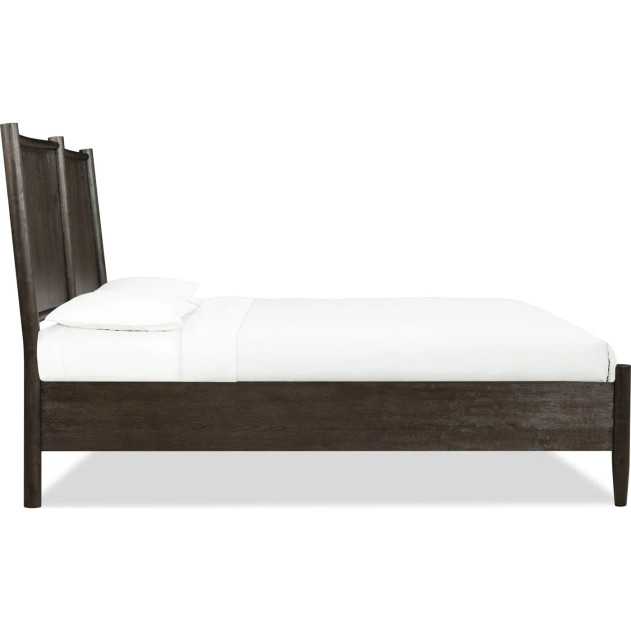 5-Piece Queen Bedroom Set – Rockport Collection Modern Farmhouse Style in Yin & Turtle Dove Linen by Modus Furniture