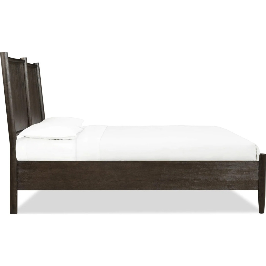 5-Piece Queen Bedroom Set – Rockport Collection Modern Farmhouse Style in Yin & Turtle Dove Linen by Modus Furniture
