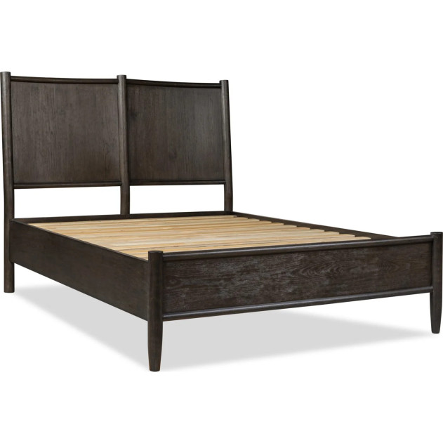5-Piece Queen Bedroom Set – Rockport Collection Modern Farmhouse Style in Yin & Turtle Dove Linen by Modus Furniture