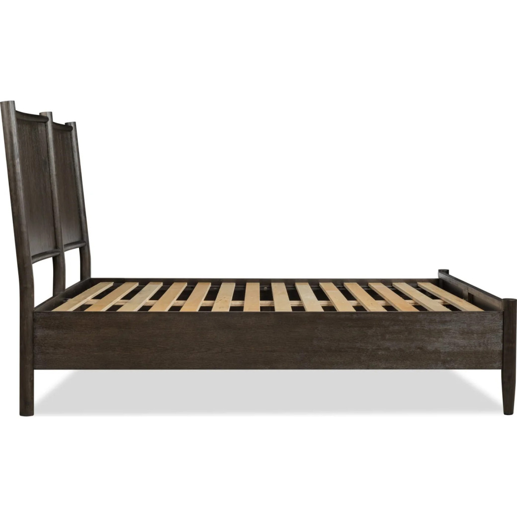 5-Piece Queen Bedroom Set – Rockport Collection Modern Farmhouse Style in Yin & Turtle Dove Linen by Modus Furniture