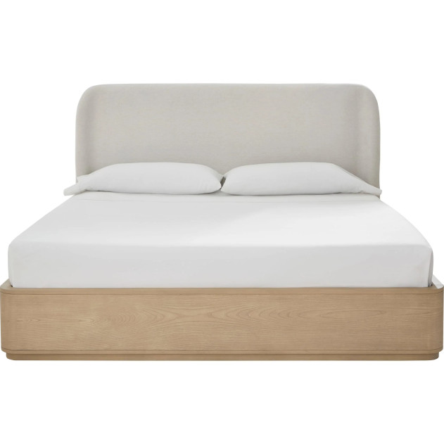 5-Piece Full Upholstered Platform Bed Set – Penny Collection Contemporary Style by Modus Furniture