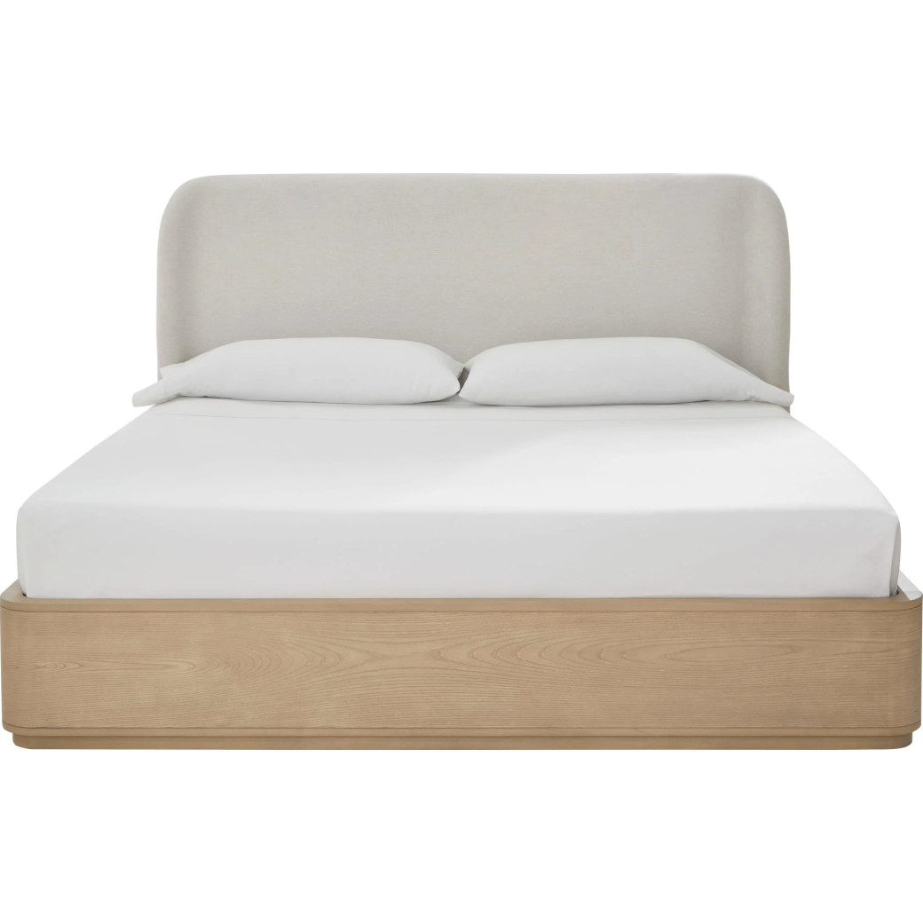 5-Piece Full Upholstered Platform Bed Set – Penny Collection Contemporary Style by Modus Furniture