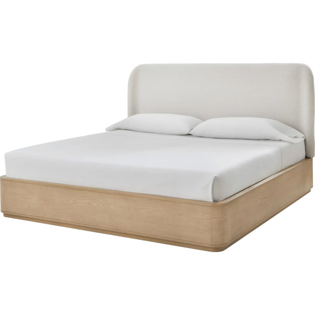 5-Piece Full Upholstered Platform Bed Set – Penny Collection Contemporary Style by Modus Furniture