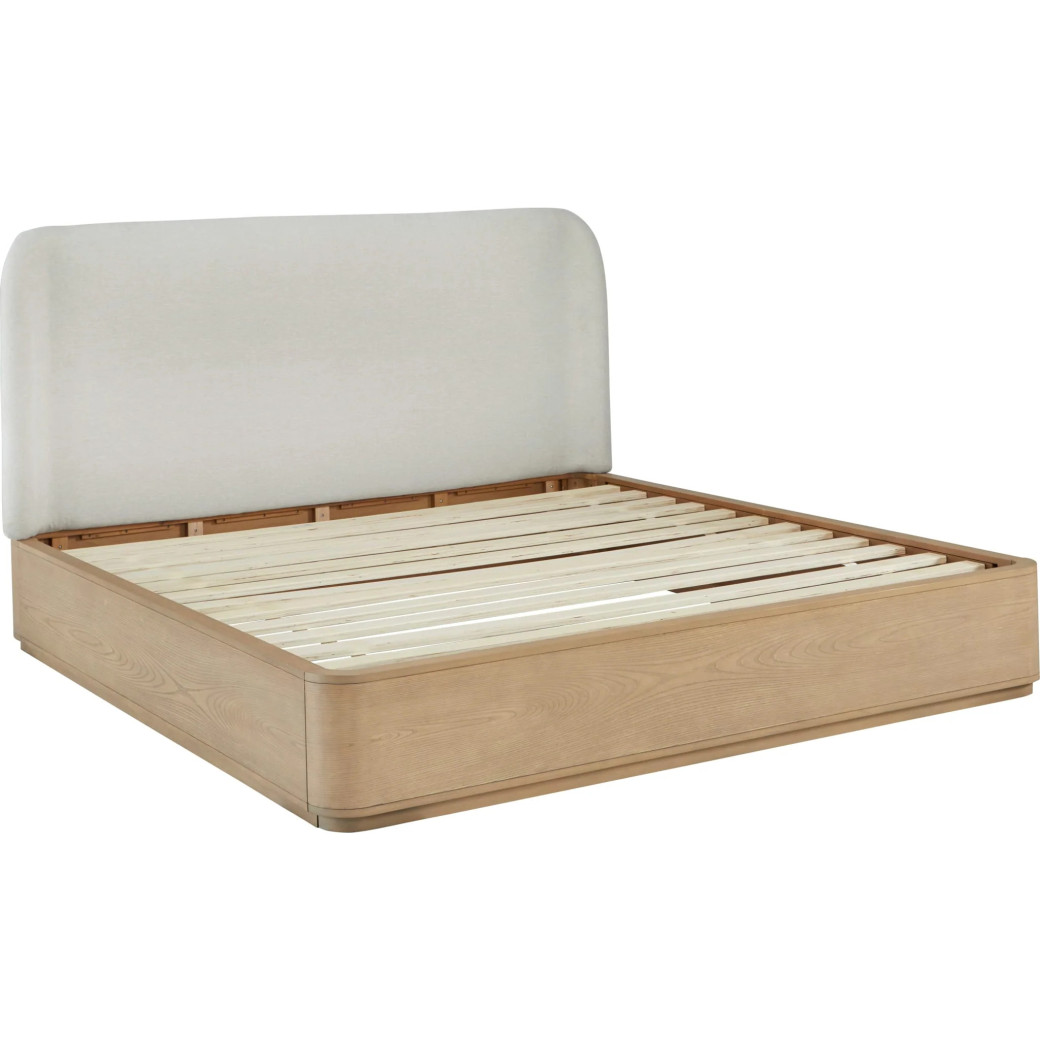 5-Piece Full Upholstered Platform Bed Set – Penny Collection Contemporary Style by Modus Furniture