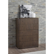 5-Piece Full Fluted Bedroom Set – Penny Collection Contemporary Style by Modus Furniture