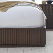 5-Piece Full Fluted Bedroom Set – Penny Collection Contemporary Style by Modus Furniture
