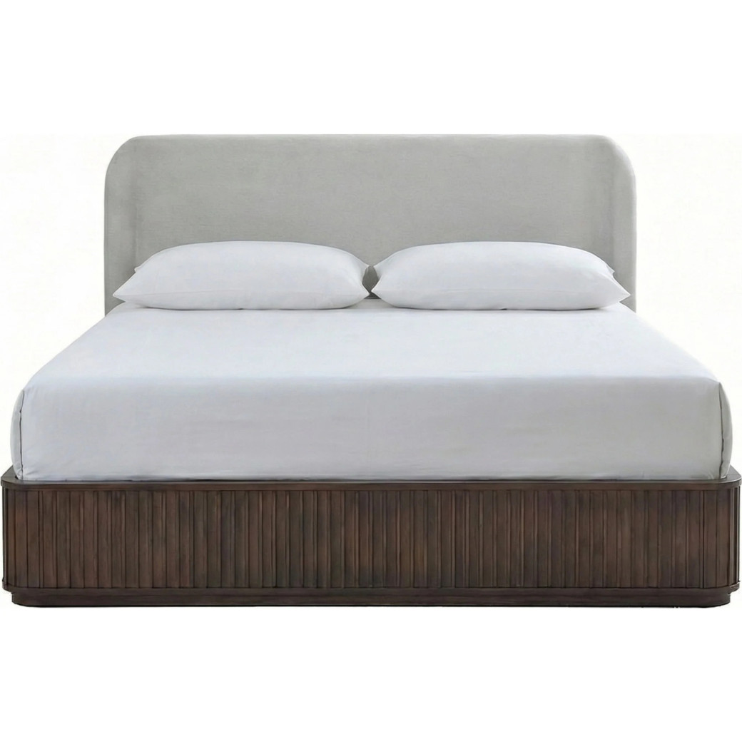 5-Piece Full Fluted Bedroom Set – Penny Collection Contemporary Style by Modus Furniture