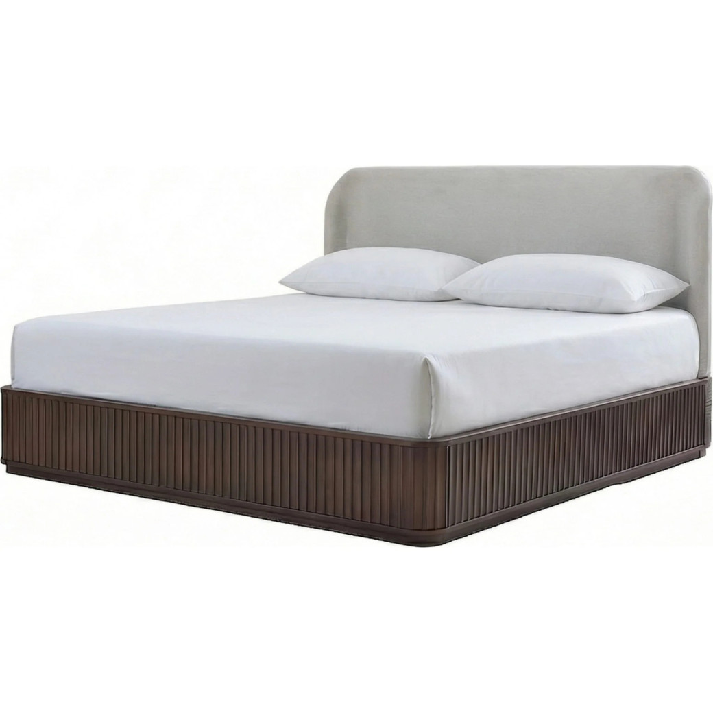 5-Piece Full Fluted Bedroom Set – Penny Collection Contemporary Style by Modus Furniture