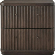 5-Piece Full Fluted Bedroom Set – Penny Collection Contemporary Style by Modus Furniture