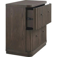 5-Piece Full Fluted Bedroom Set – Penny Collection Contemporary Style by Modus Furniture