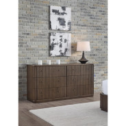 5-Piece Full Fluted Bedroom Set – Penny Collection Contemporary Style by Modus Furniture