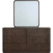 5-Piece Full Fluted Bedroom Set – Penny Collection Contemporary Style by Modus Furniture