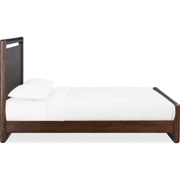 5-Piece Full Bedroom Set – Sol Collection Contemporary Style in Brown Spice Finish by Modus Furniture