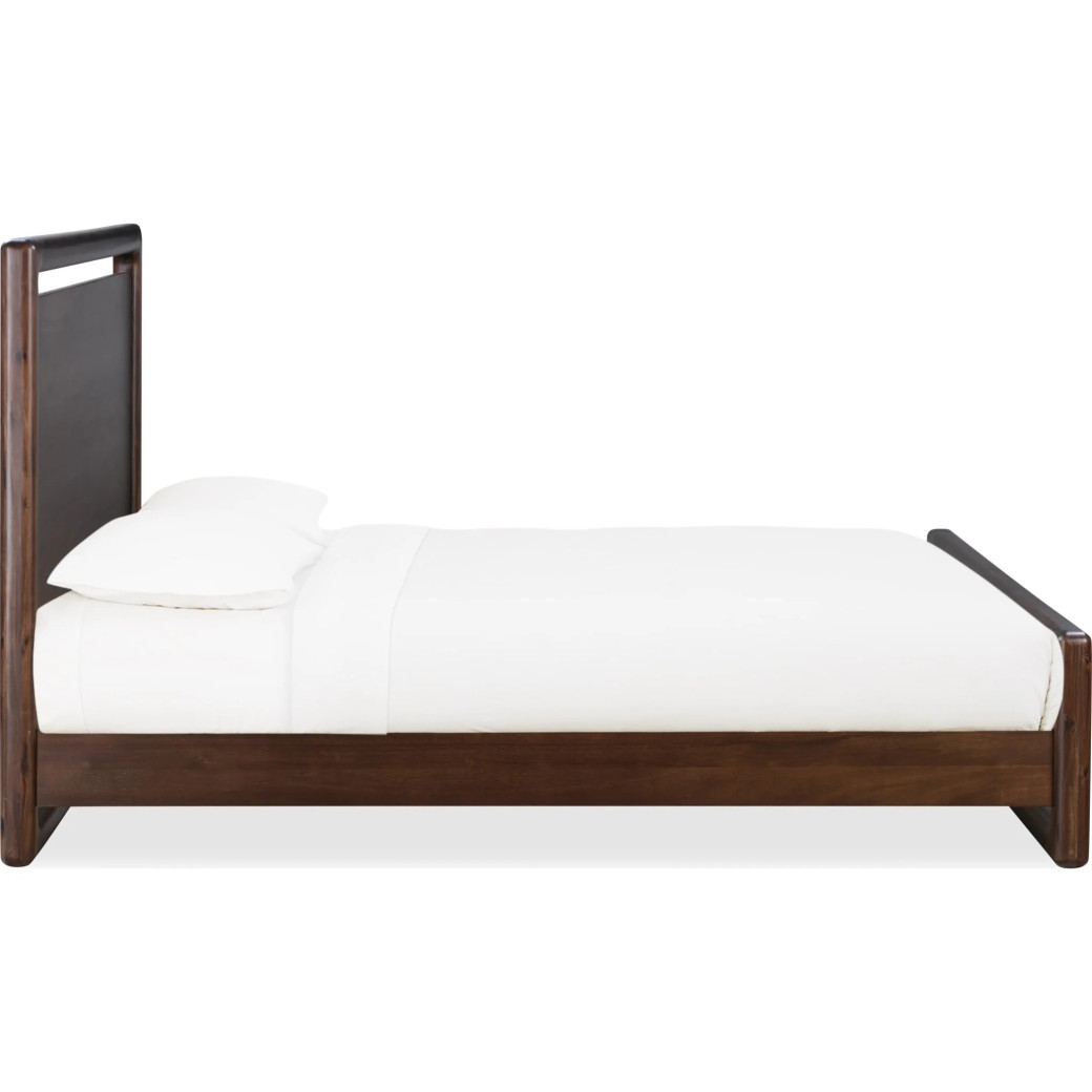 5-Piece Full Bedroom Set – Sol Collection Contemporary Style in Brown Spice Finish by Modus Furniture