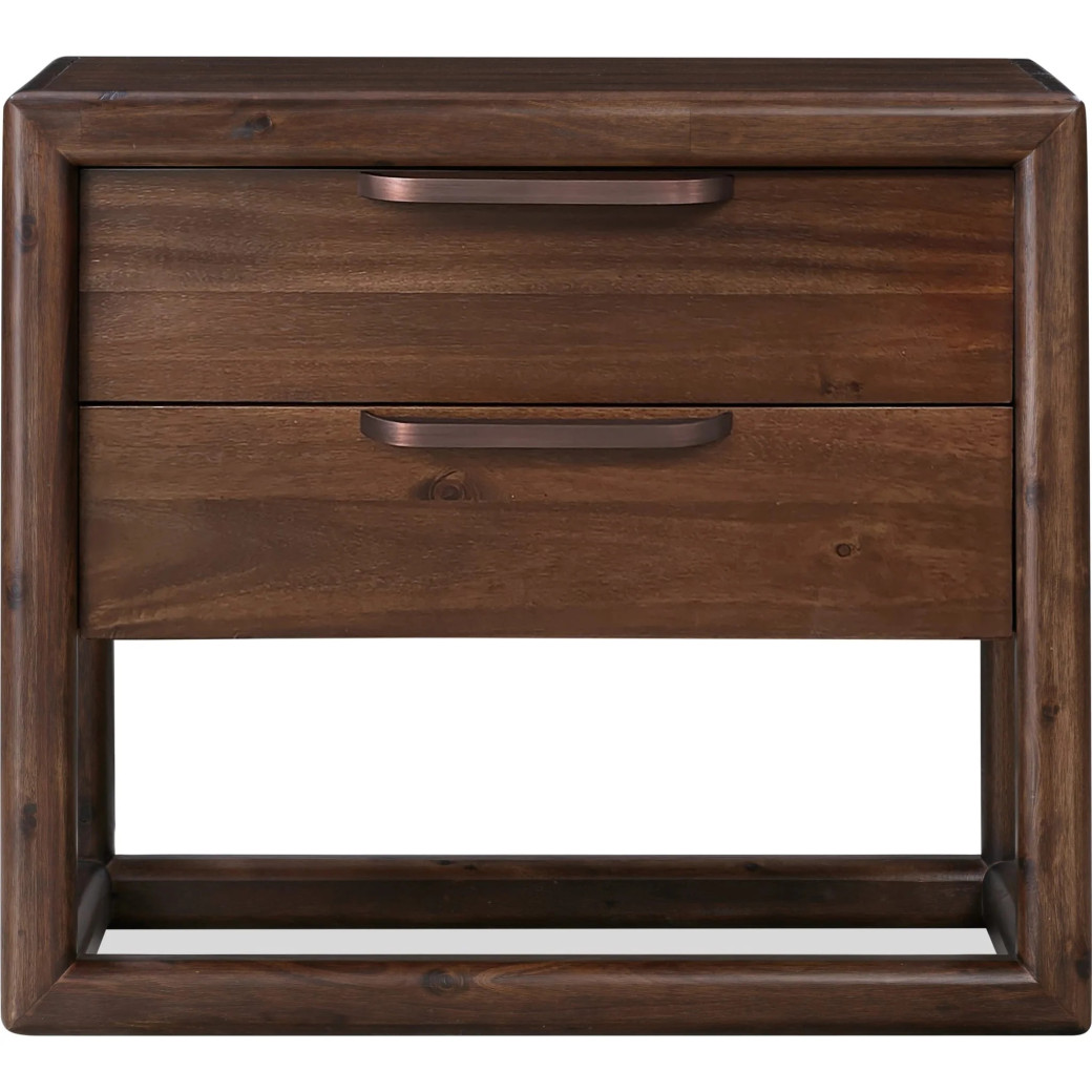 5-Piece Full Bedroom Set – Sol Collection Contemporary Style in Brown Spice Finish by Modus Furniture