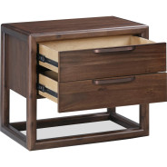 5-Piece Full Bedroom Set – Sol Collection Contemporary Style in Brown Spice Finish by Modus Furniture