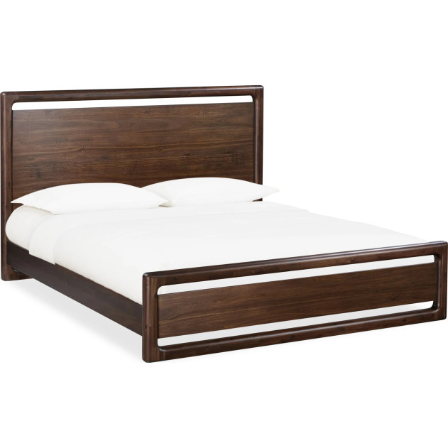 5-Piece Full Bedroom Set – Sol Collection Contemporary Style in Brown Spice Finish by Modus Furniture